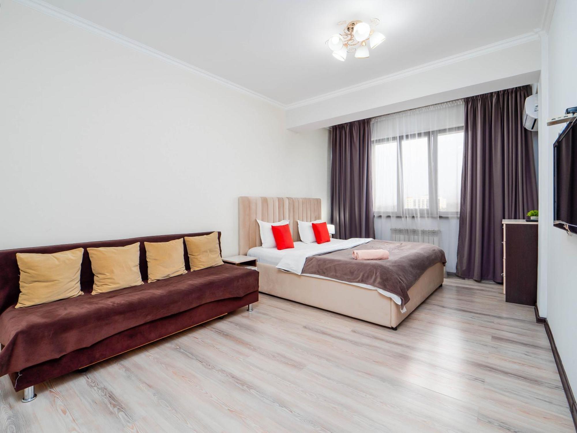 Appartments " Zhetysu-4" Alma-Ata Buitenkant foto